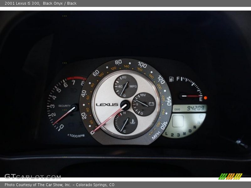 Black Onyx / Black 2001 Lexus IS 300