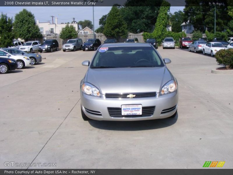 Silverstone Metallic / Gray 2008 Chevrolet Impala LT