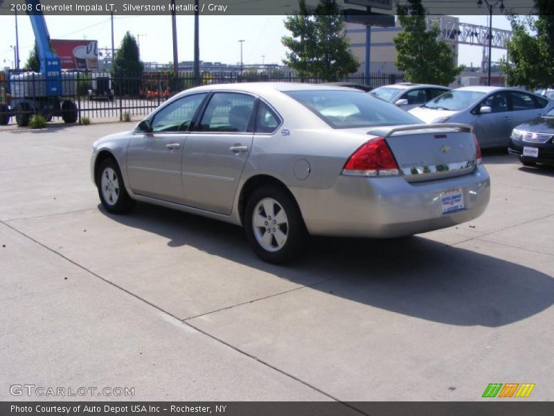 Silverstone Metallic / Gray 2008 Chevrolet Impala LT