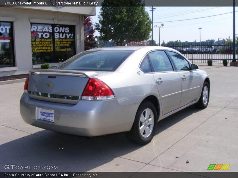Silverstone Metallic / Gray 2008 Chevrolet Impala LT