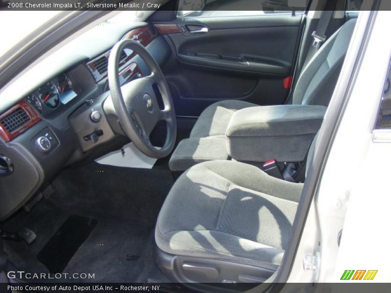 Silverstone Metallic / Gray 2008 Chevrolet Impala LT