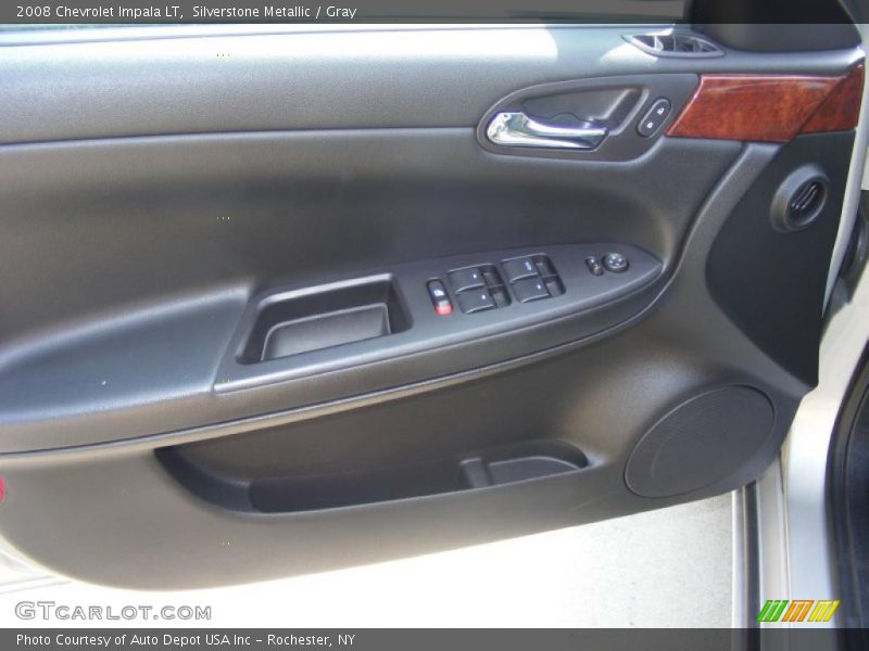 Silverstone Metallic / Gray 2008 Chevrolet Impala LT