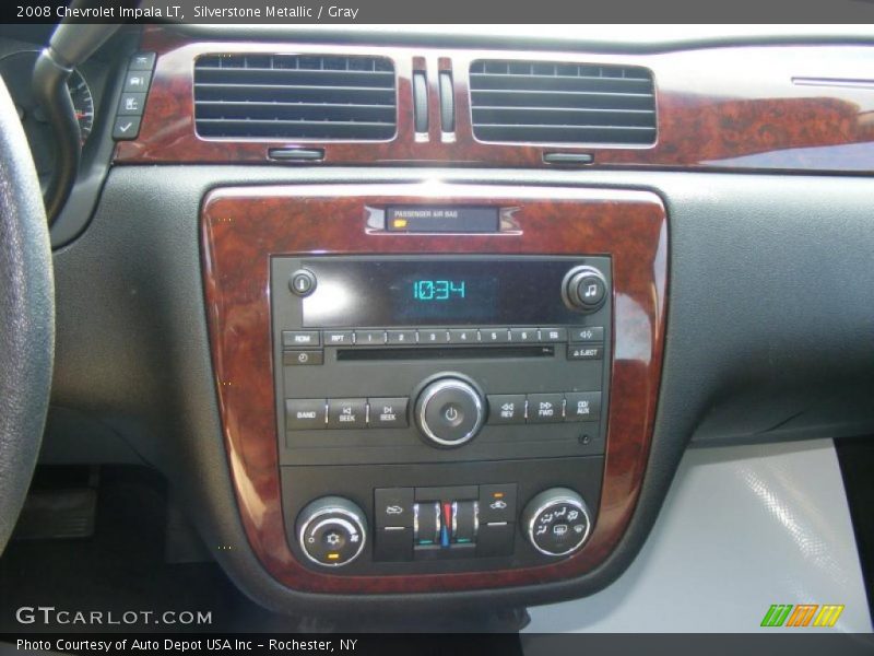 Silverstone Metallic / Gray 2008 Chevrolet Impala LT