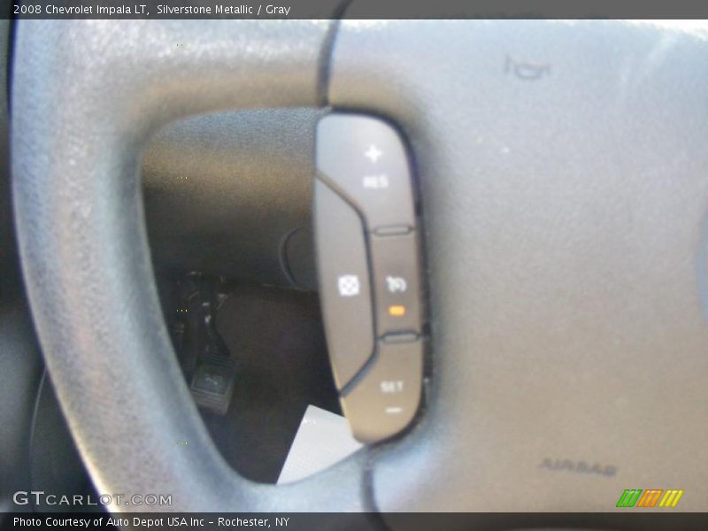 Silverstone Metallic / Gray 2008 Chevrolet Impala LT