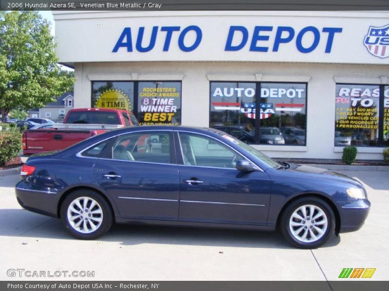 Venetian Blue Metallic / Gray 2006 Hyundai Azera SE