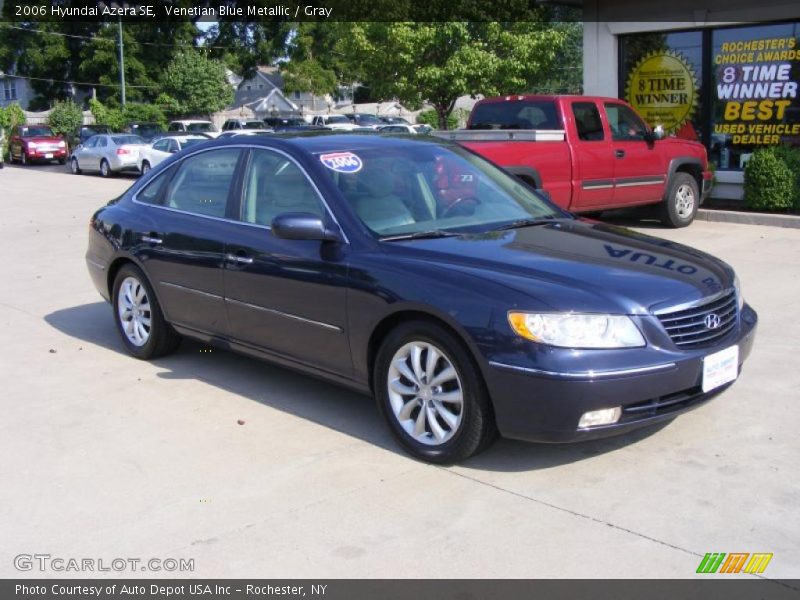 Venetian Blue Metallic / Gray 2006 Hyundai Azera SE