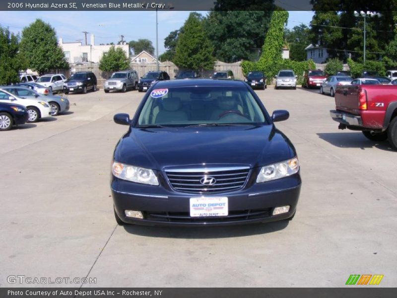 Venetian Blue Metallic / Gray 2006 Hyundai Azera SE