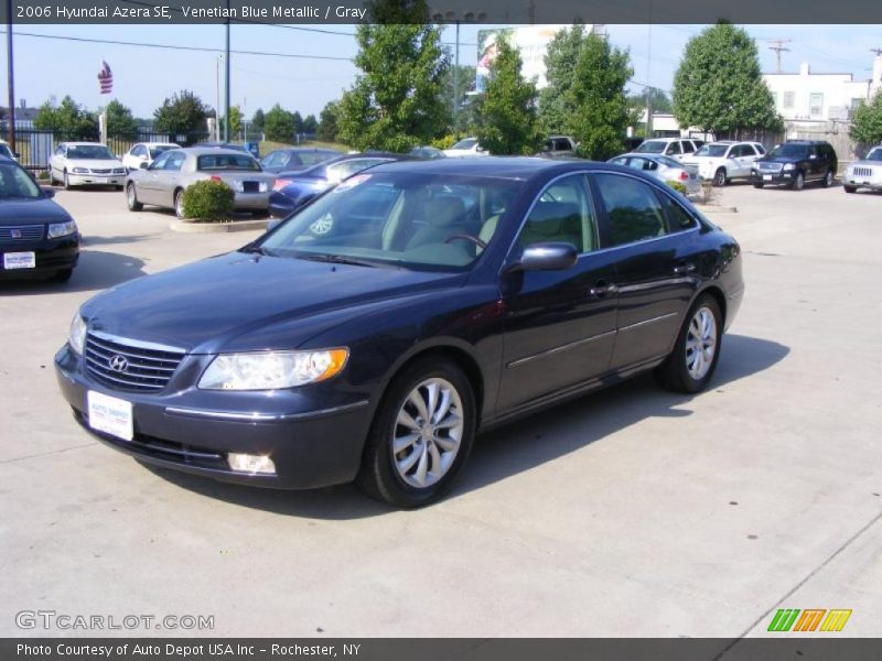 Venetian Blue Metallic / Gray 2006 Hyundai Azera SE