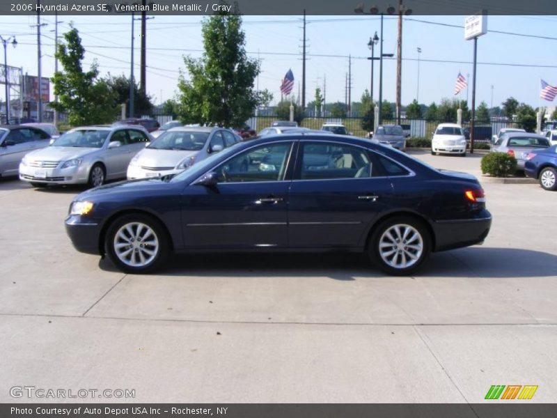 Venetian Blue Metallic / Gray 2006 Hyundai Azera SE