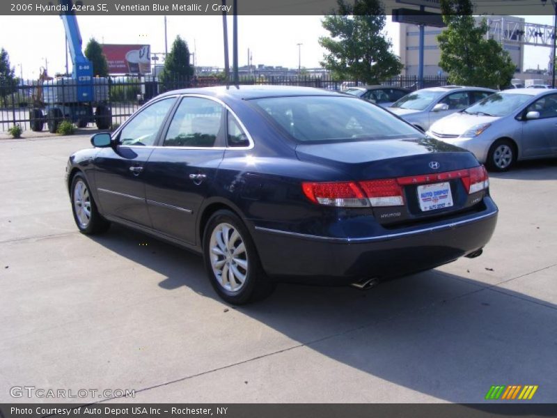 Venetian Blue Metallic / Gray 2006 Hyundai Azera SE