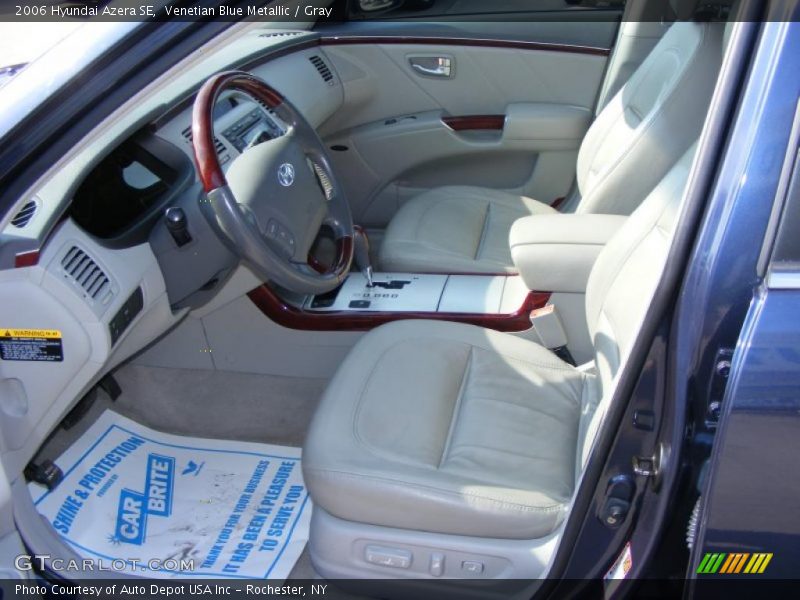Venetian Blue Metallic / Gray 2006 Hyundai Azera SE
