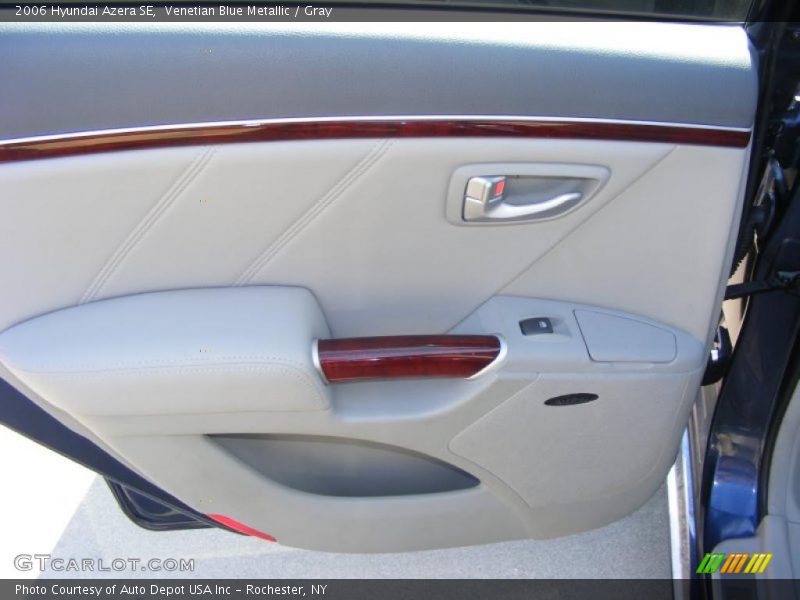 Venetian Blue Metallic / Gray 2006 Hyundai Azera SE