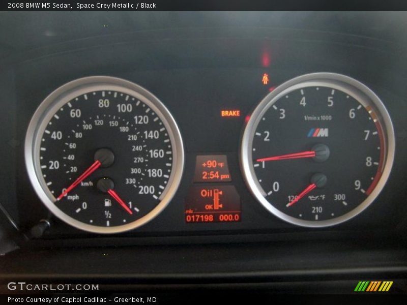 Space Grey Metallic / Black 2008 BMW M5 Sedan