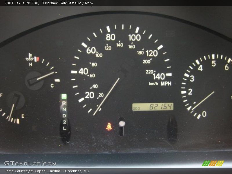Burnished Gold Metallic / Ivory 2001 Lexus RX 300