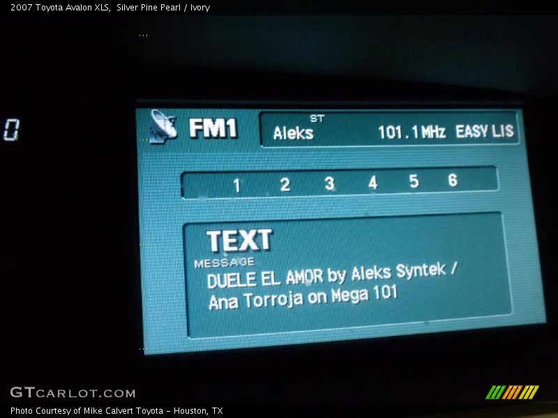 Silver Pine Pearl / Ivory 2007 Toyota Avalon XLS