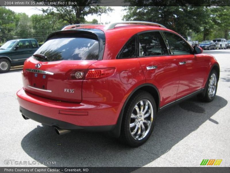 Laser Red / Black 2004 Infiniti FX 35 AWD