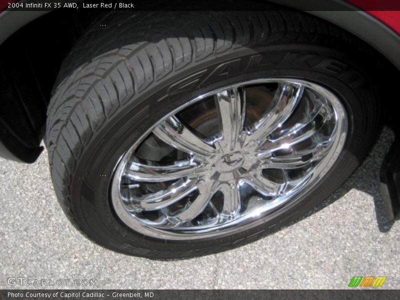 Laser Red / Black 2004 Infiniti FX 35 AWD