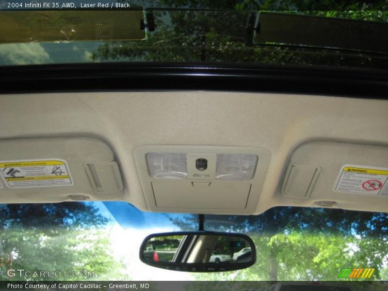 Laser Red / Black 2004 Infiniti FX 35 AWD