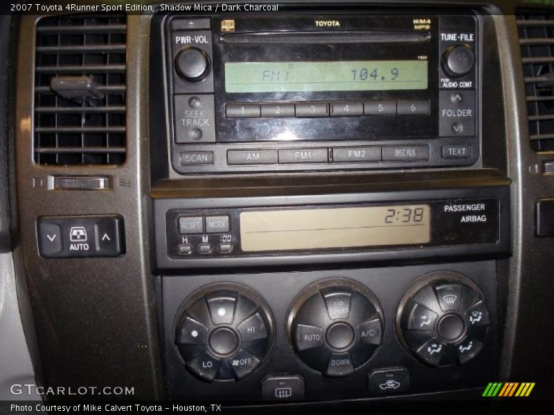 Shadow Mica / Dark Charcoal 2007 Toyota 4Runner Sport Edition