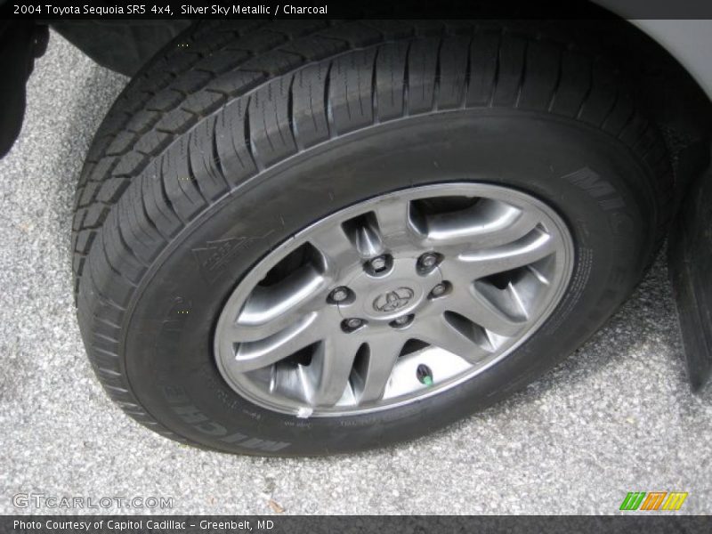 Silver Sky Metallic / Charcoal 2004 Toyota Sequoia SR5 4x4