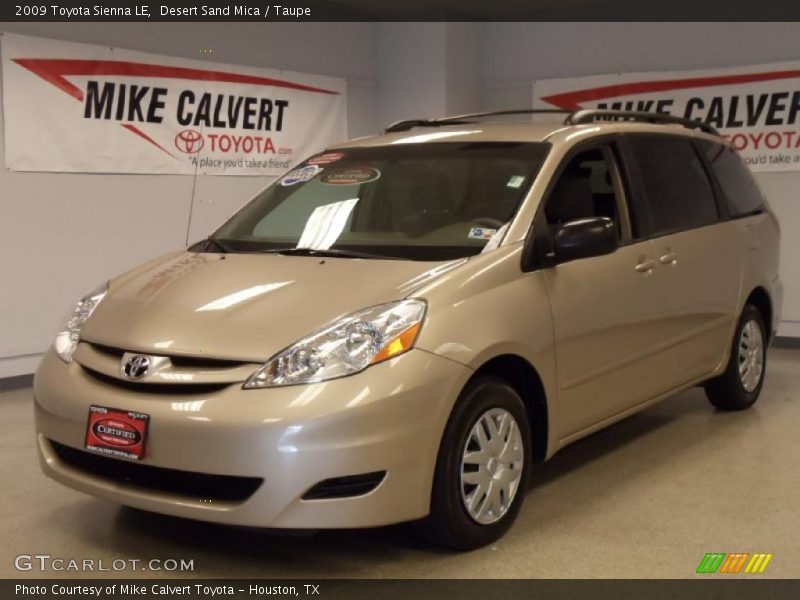 Desert Sand Mica / Taupe 2009 Toyota Sienna LE