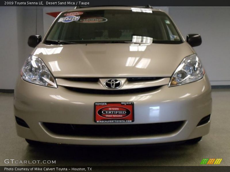 Desert Sand Mica / Taupe 2009 Toyota Sienna LE