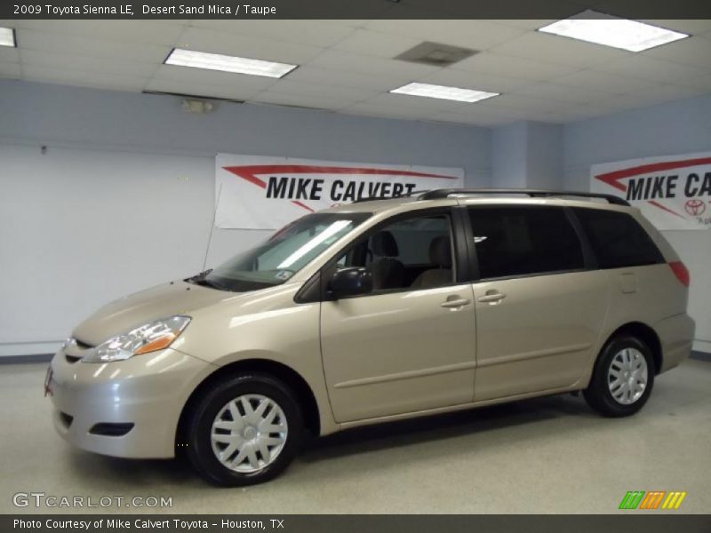 Desert Sand Mica / Taupe 2009 Toyota Sienna LE