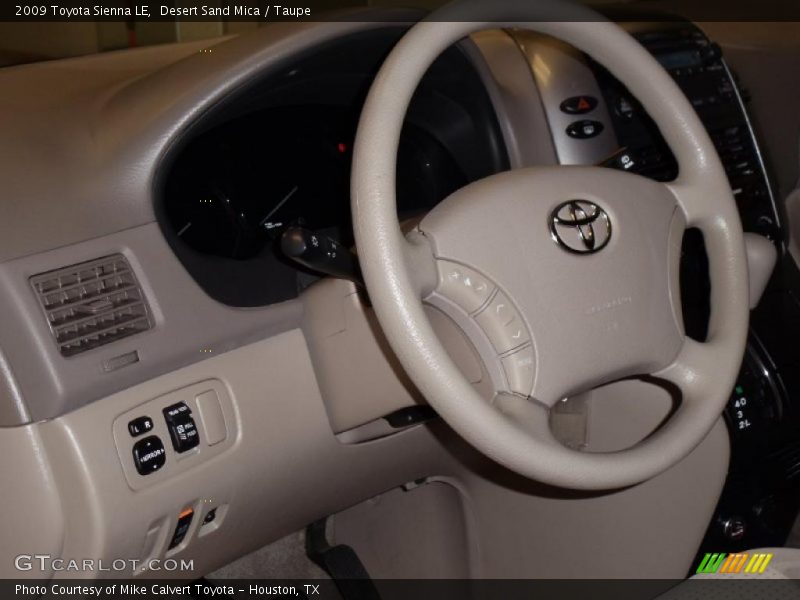 Desert Sand Mica / Taupe 2009 Toyota Sienna LE