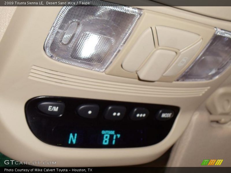 Desert Sand Mica / Taupe 2009 Toyota Sienna LE