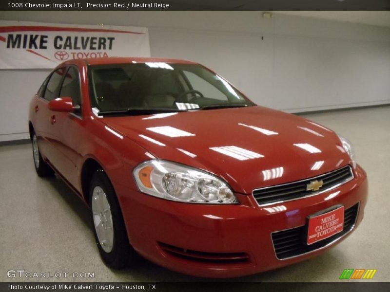 Precision Red / Neutral Beige 2008 Chevrolet Impala LT