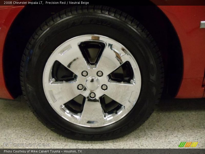 Precision Red / Neutral Beige 2008 Chevrolet Impala LT