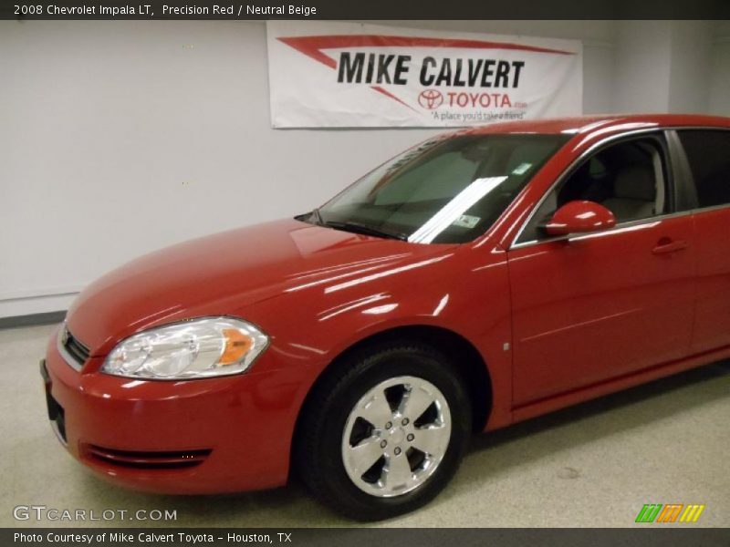 Precision Red / Neutral Beige 2008 Chevrolet Impala LT
