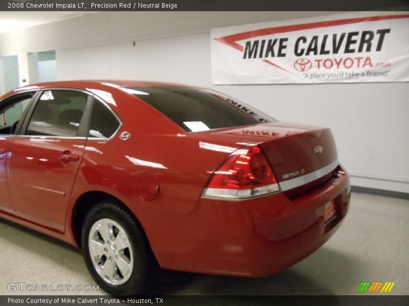 Precision Red / Neutral Beige 2008 Chevrolet Impala LT
