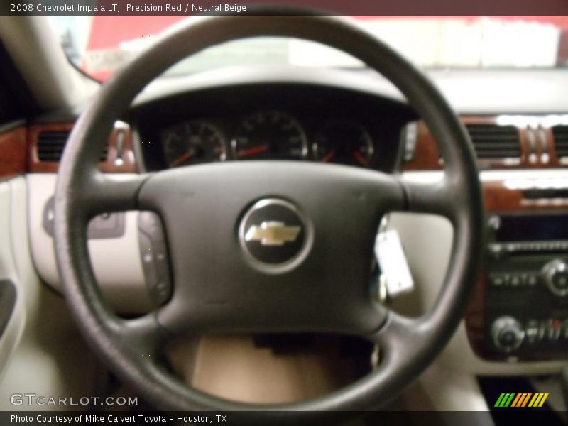 Precision Red / Neutral Beige 2008 Chevrolet Impala LT