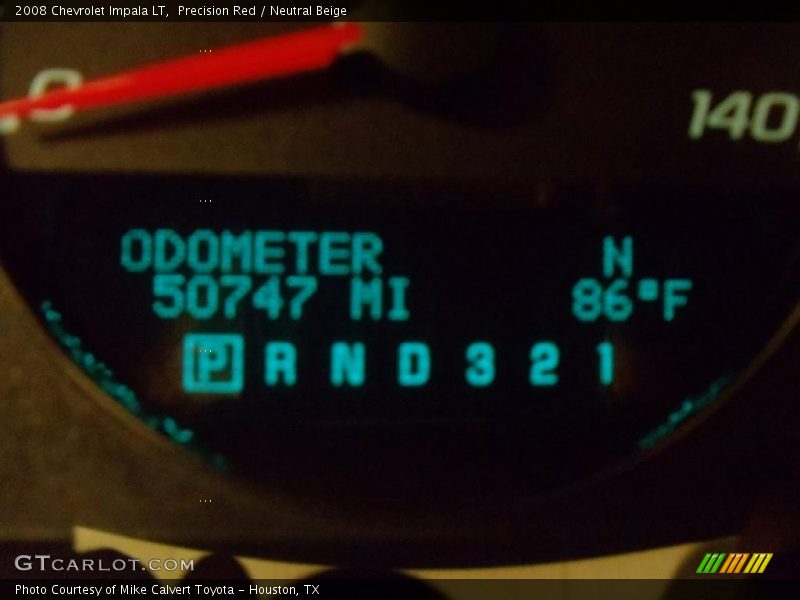 Precision Red / Neutral Beige 2008 Chevrolet Impala LT