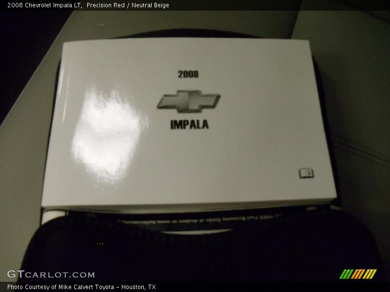 Precision Red / Neutral Beige 2008 Chevrolet Impala LT
