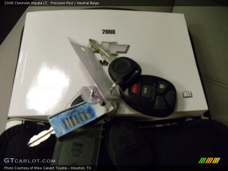 Precision Red / Neutral Beige 2008 Chevrolet Impala LT