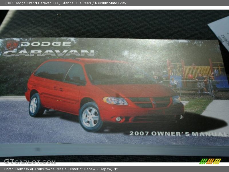 Marine Blue Pearl / Medium Slate Gray 2007 Dodge Grand Caravan SXT