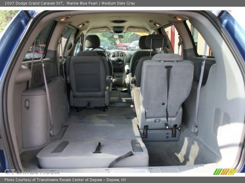Marine Blue Pearl / Medium Slate Gray 2007 Dodge Grand Caravan SXT