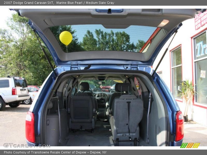 Marine Blue Pearl / Medium Slate Gray 2007 Dodge Grand Caravan SXT