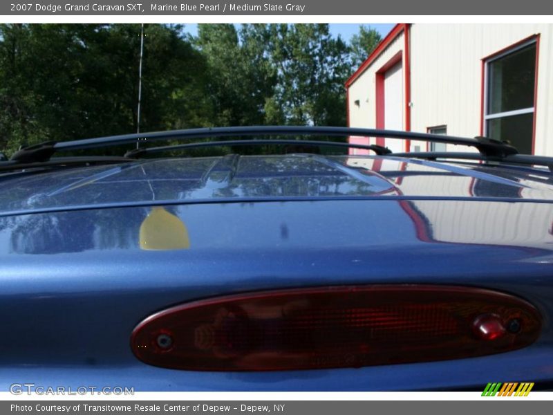 Marine Blue Pearl / Medium Slate Gray 2007 Dodge Grand Caravan SXT