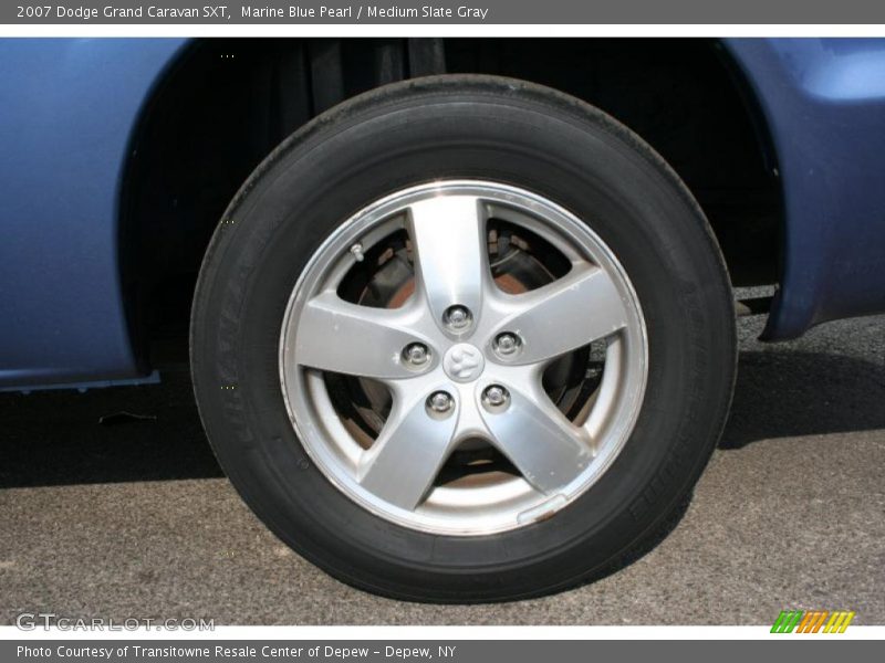 Marine Blue Pearl / Medium Slate Gray 2007 Dodge Grand Caravan SXT