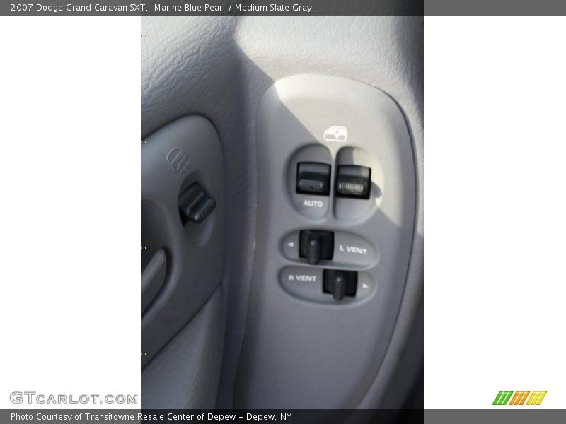 Marine Blue Pearl / Medium Slate Gray 2007 Dodge Grand Caravan SXT