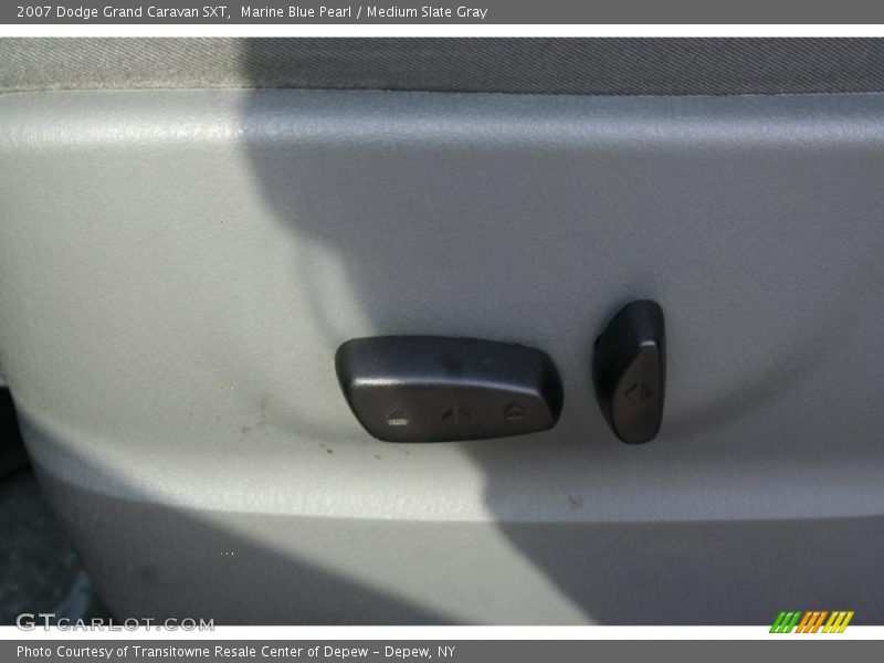Marine Blue Pearl / Medium Slate Gray 2007 Dodge Grand Caravan SXT