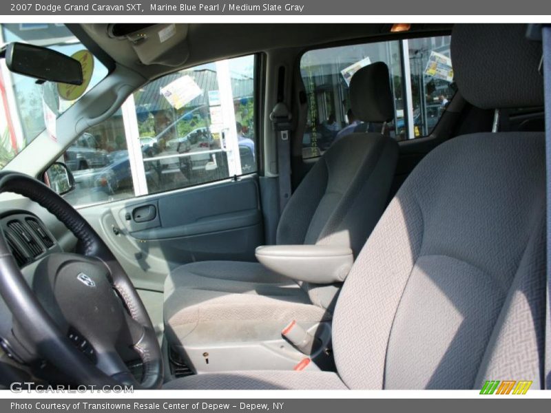 Marine Blue Pearl / Medium Slate Gray 2007 Dodge Grand Caravan SXT