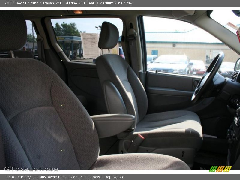 Marine Blue Pearl / Medium Slate Gray 2007 Dodge Grand Caravan SXT