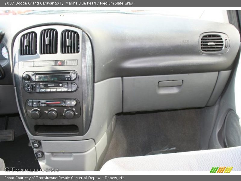 Marine Blue Pearl / Medium Slate Gray 2007 Dodge Grand Caravan SXT
