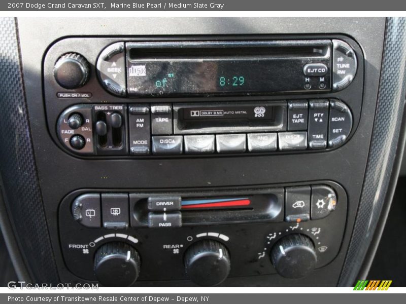 Marine Blue Pearl / Medium Slate Gray 2007 Dodge Grand Caravan SXT