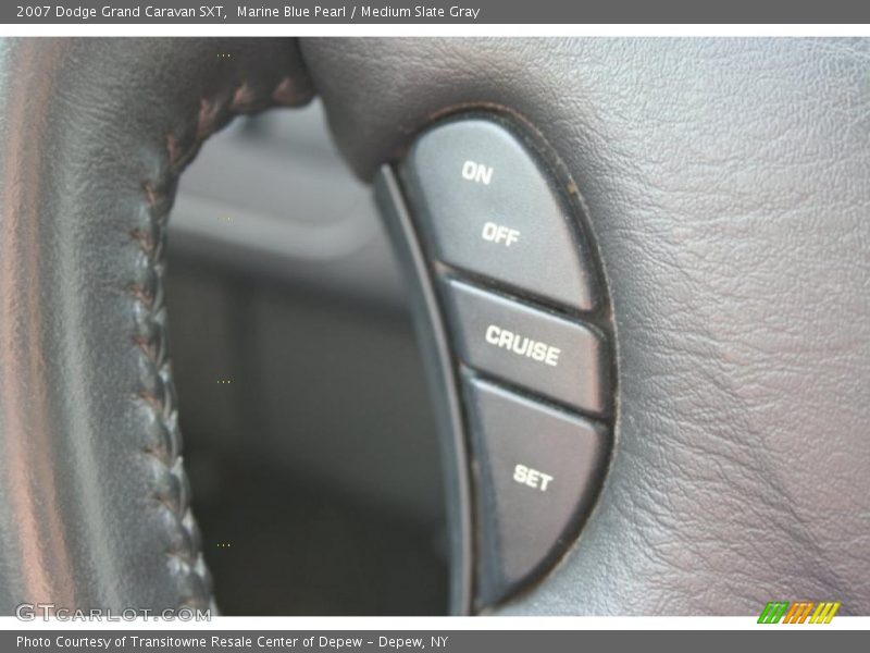 Marine Blue Pearl / Medium Slate Gray 2007 Dodge Grand Caravan SXT
