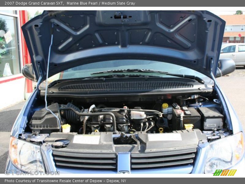 Marine Blue Pearl / Medium Slate Gray 2007 Dodge Grand Caravan SXT